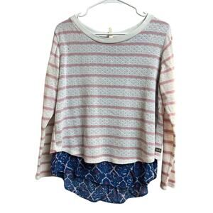 Matilda Jane Heart to Heart Sweet Indulgence Pointelle Top Medium